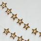 Personalised Family Name Christmas Star Bunting