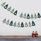Personalised Family Name Christmas Tree Bunting