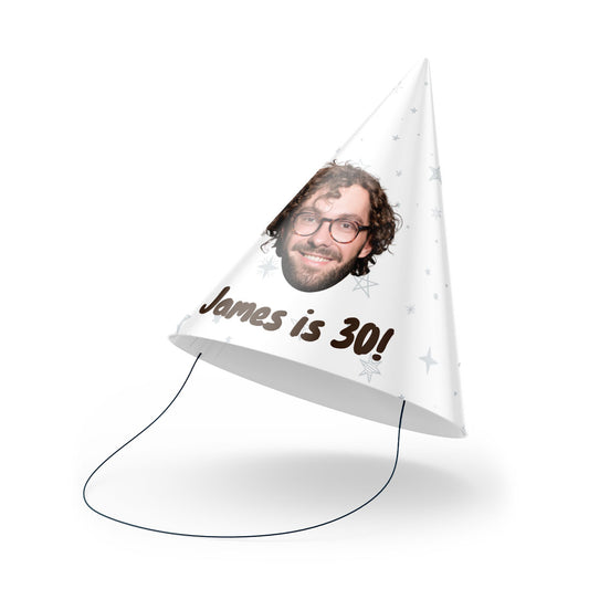 Photo Face with Message Party Hats