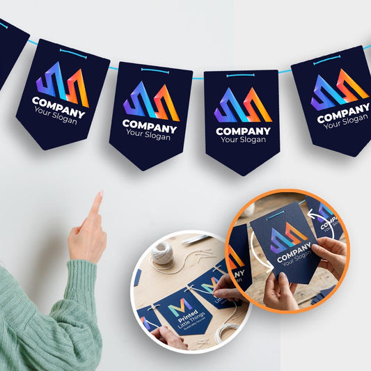 Ready to hang Branded Corporate Double Sided Bunting