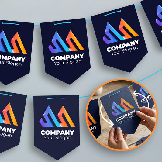 Large Double Sided Branded Corporate Bunting