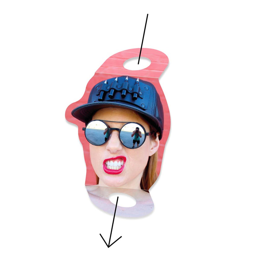 Custom Printed Photo Face Straw Toppers Printed Little Things