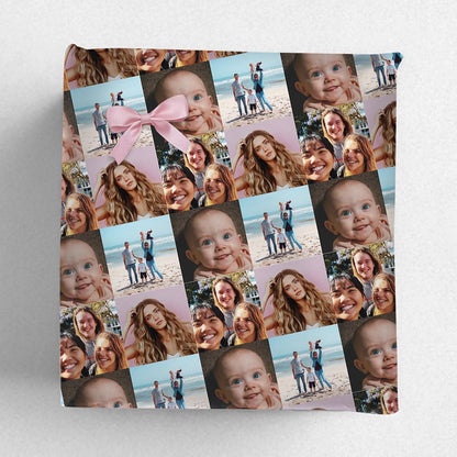 Photo Tile Printed Wrapping Paper