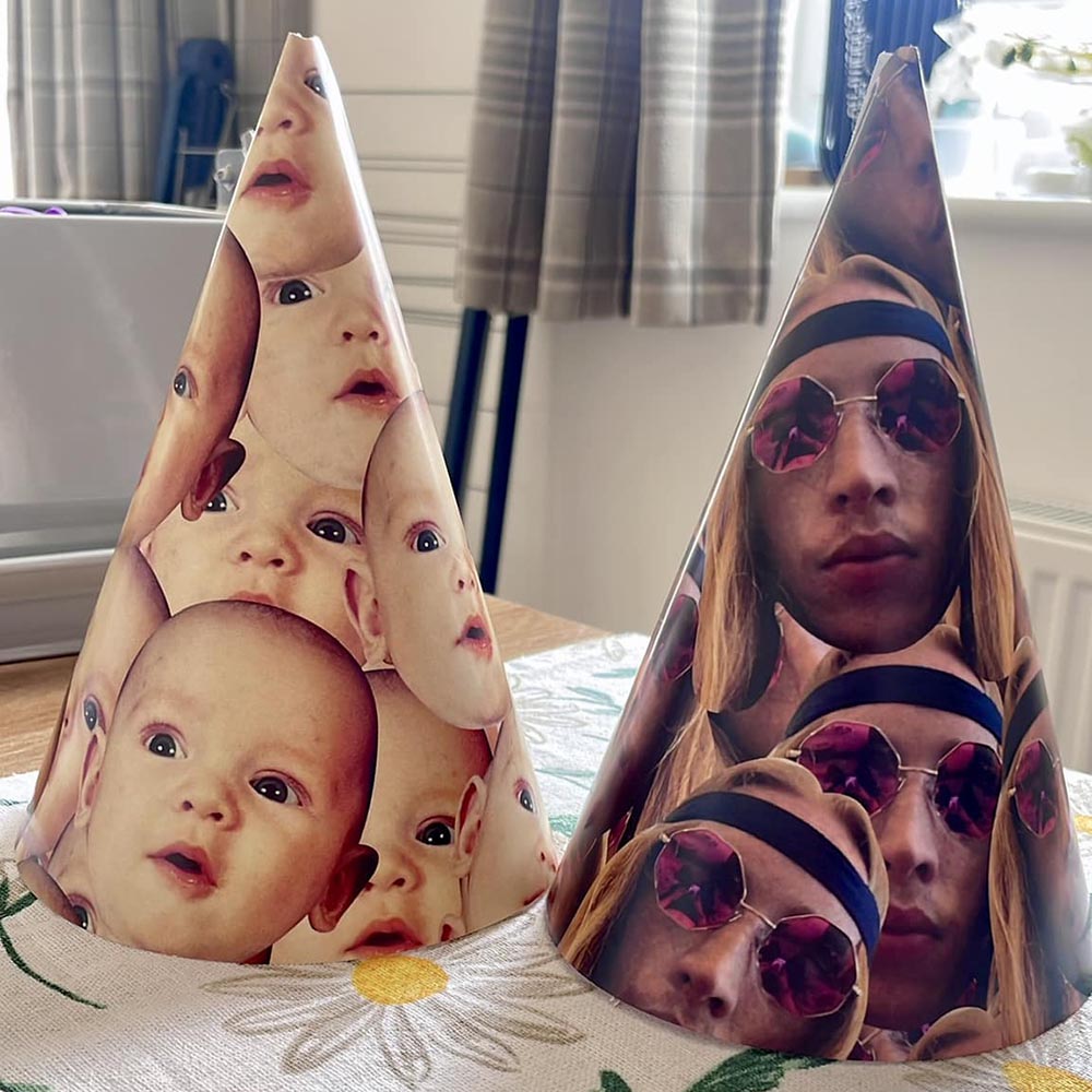 Personalised Photo Face Party Hats