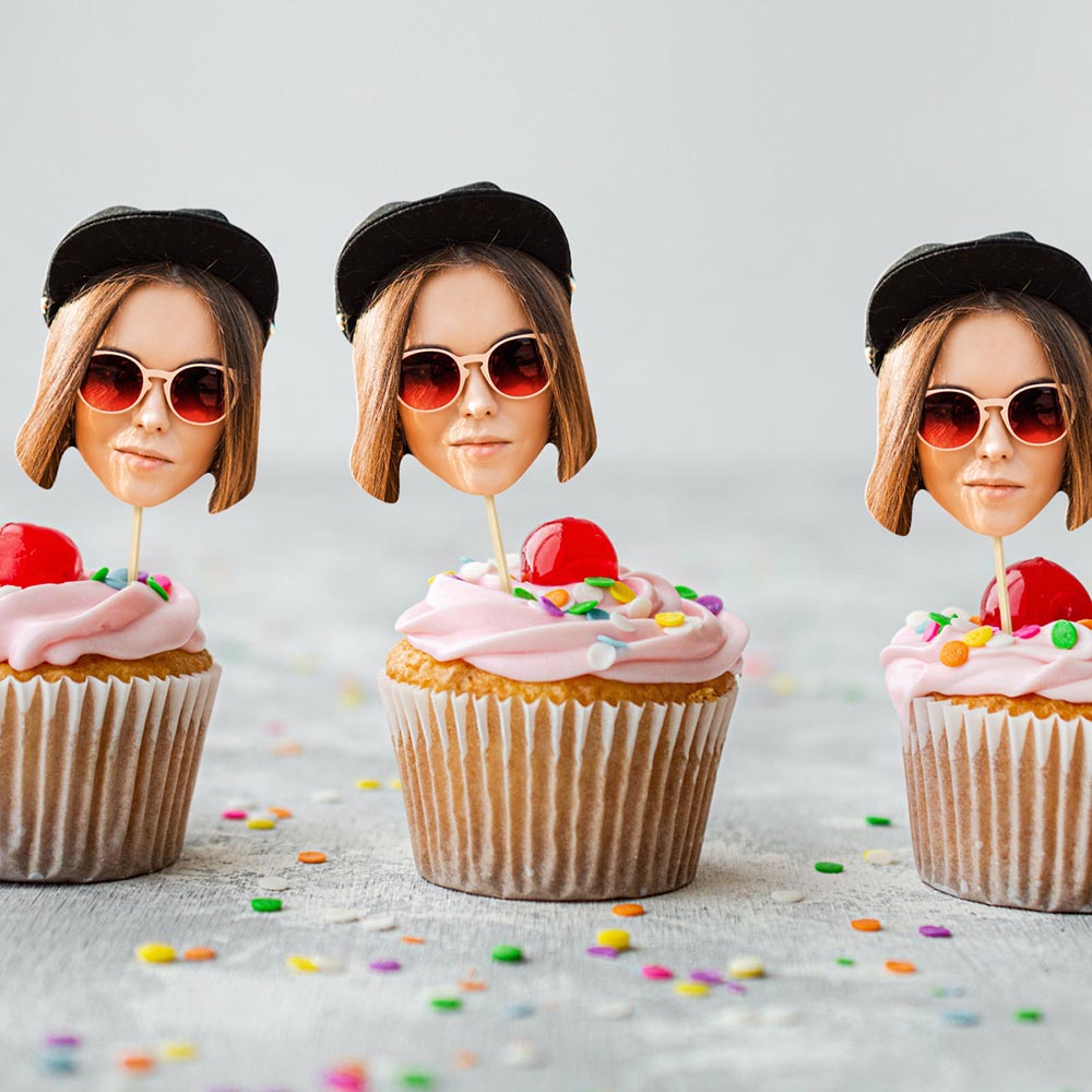 Design Photo Topppers Personalised Photo Cake Toppers | Printed Little Things