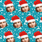 personalised-santa-hat-wrapping-paper